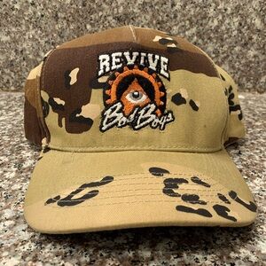 Revive Bad Boys Pyramid Eyeball camouflage Fitted Cap Hat!